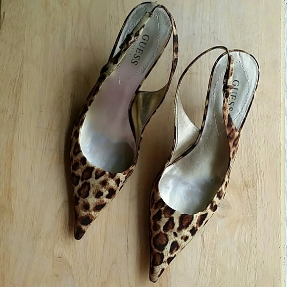 Guess by Marciano Shoes - Guess by Marciano cheetah print heels